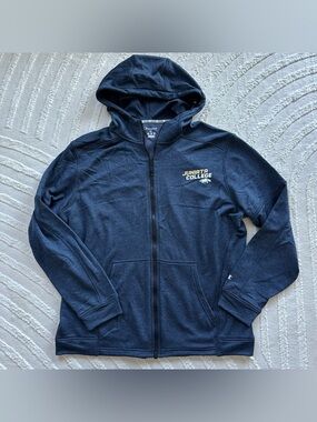Juniata College | Navy Full-Zip Hoodie